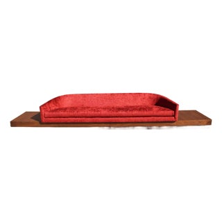 Large Adrian Pearsall Platform Sofa For Sale