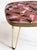 Mid-Century Modern Mosaic and Brass Side Table with Hair Pin Legs from Ilse Möbel, 1950s For Sale - Image 4 of 13