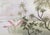 French 36" * H96" * 3ps,‌ Retro French Hand-Painted Tropical Riverside Flamingo Mural, Low-Saturation Misty Wall Covering for Living Room & Bedroom For Sale - Image 3 of 6