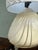 Vintage 1960s White Ceramic Shell Table Lamp — Custom Boho Shade, Coastal Hollywood Regency, Rewired For Sale In Miami - Image 6 of 7