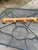 Vintage French Faux Bamboo Wooden 4 Peg Coat Hat Rack For Sale - Image 17 of 18