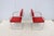 MCM Ludwig Mies Van Der Rohe Brno Tubular Chairs in Red Fabric by Gordon, a Pair For Sale - Image 11 of 18