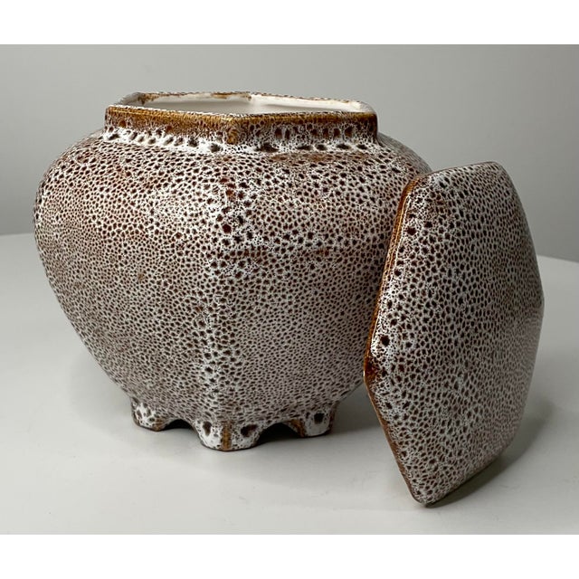Hexagonal Lidded Ginger Jar For Sale In Houston - Image 6 of 12