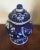 19th Century Chinese Blue & White Porcelain Prunus or Hawthorne Urn For Sale - Image 4 of 11