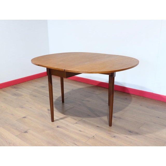 Mid Century Modern Vintage Folding Dining Table in the Style of G Plan Danish Style For Sale - Image 13 of 15