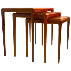 Danish Nest of Tables Johannes Andersen for Cfc Mobler Silkenborg