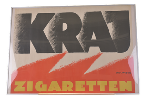 Advertising Poster for Cigarettes by W.H. Wittig, 1927