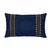 Schumacher Schumacher X Johnson Hartig Punk Rock Navy Pillow For Sale - Image 4 of 4