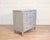 Gustavian (Swedish) Mid 20th Century Swedish Gustavian-Style Blue Chest of Drawers with Faux Marble Top For Sale - Image 3 of 8