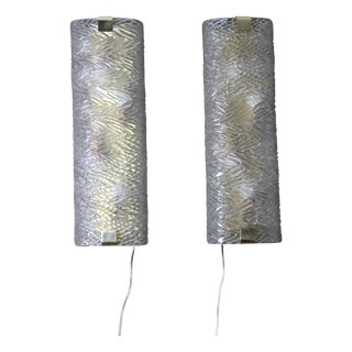 Large Wall Sconces in Murano Glass, 1990s, Set of 2 For Sale