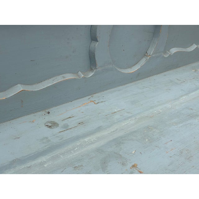 Pine Painted Bench or Settle For Sale - Image 12 of 18