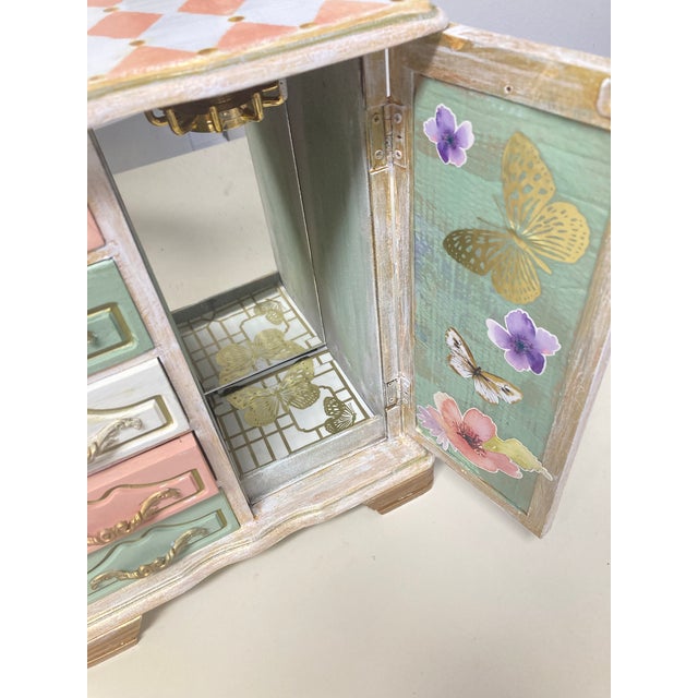 Alice in Wonderland Box-Hand Painted For Sale In Miami - Image 6 of 7