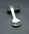 Mid-Century Modern Vintage 1960s Allan Adler Sterling Silver Modernist Tea Caddy Serving Spoon For Sale - Image 3 of 6