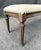 Wood Restoration Hardware Maison Collection Fabric End-of-Bed Bench For Sale - Image 7 of 13