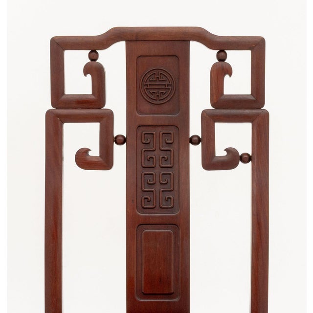 Chinese Modern Rosewood Armchairs and Side Chair Set, 3 For Sale - Image 11 of 13