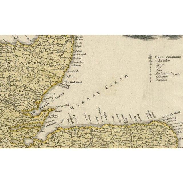 Antique Map of Scotland by Johann Baptist Homann, 1710 For Sale - Image 4 of 17