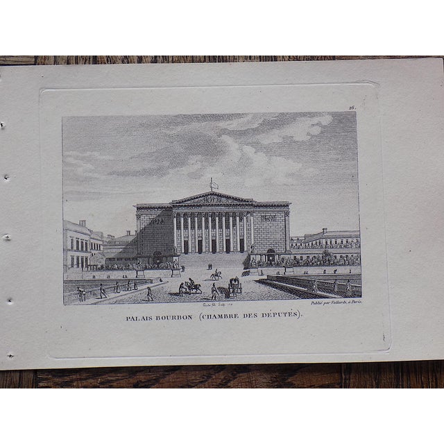 Mid 19th Century Antique 19th Century Paris Landmark.Engravings - Set of 9 For Sale - Image 5 of 8