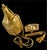 Judith Leiber 80s Judith Leiber Shoulder Bag Filigree Gold Plate Metal Embossed Evening Bag Floral Vintage For Sale - Image 4 of 9