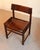 Early Oak Dining Table with Diamond-Carved Chairs by Giuseppe Rivadossi, 1979, Set of 5 For Sale - Image 6 of 9