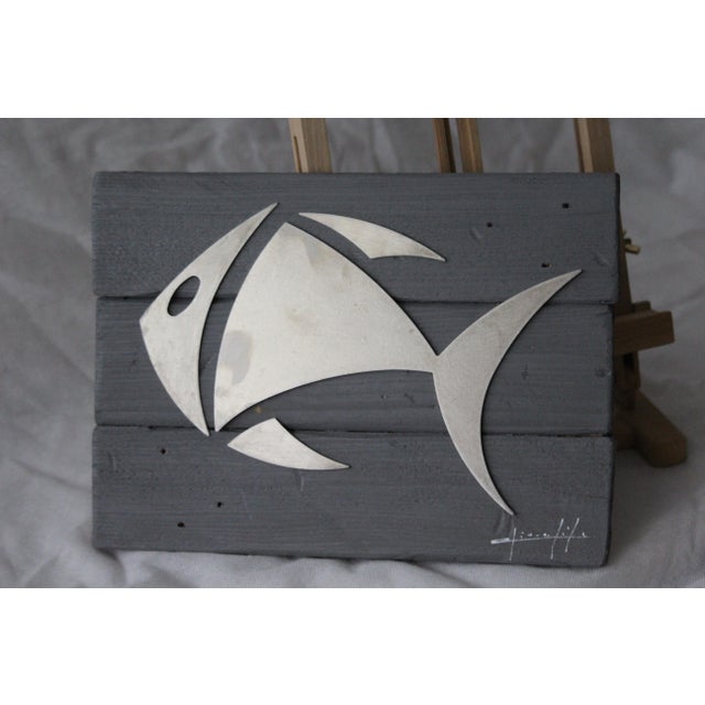 Metal Fish Skeleton from Jean-Claude Giorgi, 2000s For Sale - Image 13 of 13
