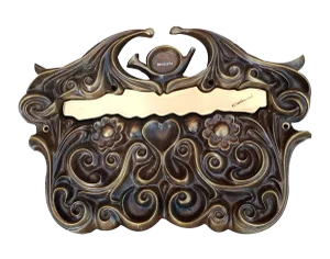 Bio-Baroque Colani Brass Letterbox Slot Toccata for Brabantia Art Line