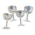 Mid-Century Anchor Hocking Etched Cocktail Glasses - Set of 4 For Sale