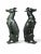 Italian Greyhound Statues in Green Patinated Bronze, 1950s, Set of 2 For Sale - Image 9 of 13