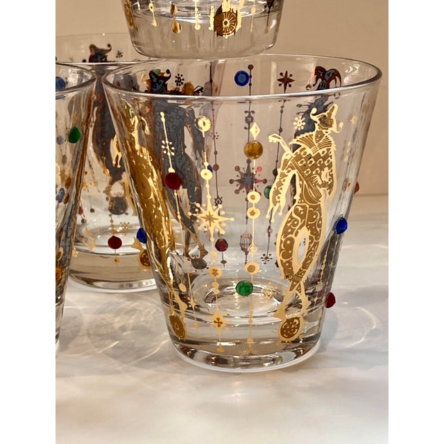 culver mardi gras glasses