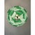 Green Modern Green Petals Murano-Style Glass Chandelier For Sale - Image 8 of 9