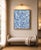 Blue Chiffon No.6 develops a creates field of blue, white and tonal variation through layered linear movement. White...