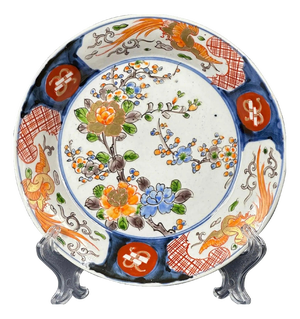 Japanese Hand-Painted Imari Plate, 19th Century