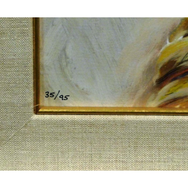 Impressionist Royo La Perla Hand Signed Art Serigraph on Board H.Signed For Sale - Image 3 of 6
