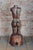 Brown Art Deco Nude Sculpture in Polychromed Wood, 1930s For Sale - Image 8 of 9