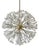 Large Sputnik Snowball Brass and Crystal Chandelier attributed to Emil Stejnar for Rupert Nikoll, Austria, 1960s For Sale