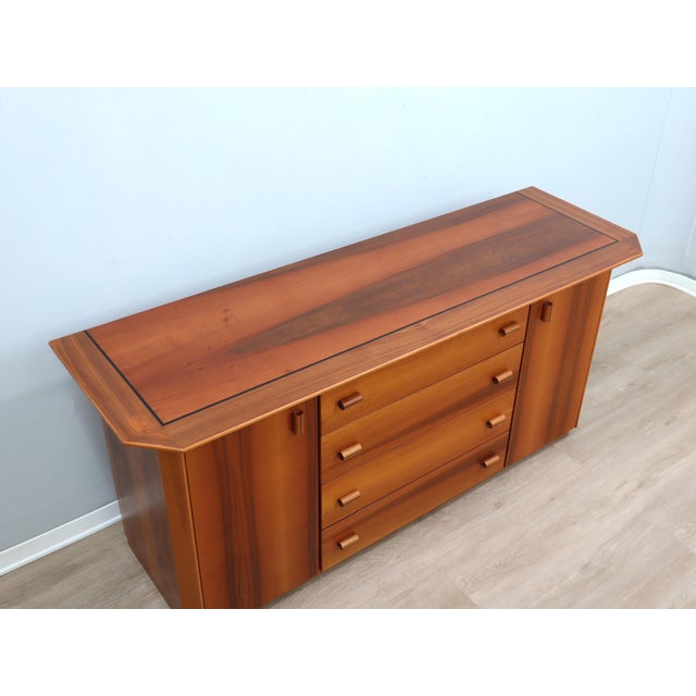 Modernist Brutalist Italian Geometric Sideboard, 1970s For Sale - Image 15 of 18