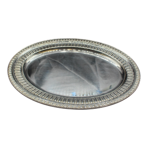 Early 20th Century English Wallace "Ornate Georgian" Silver Plate Meat Platter
