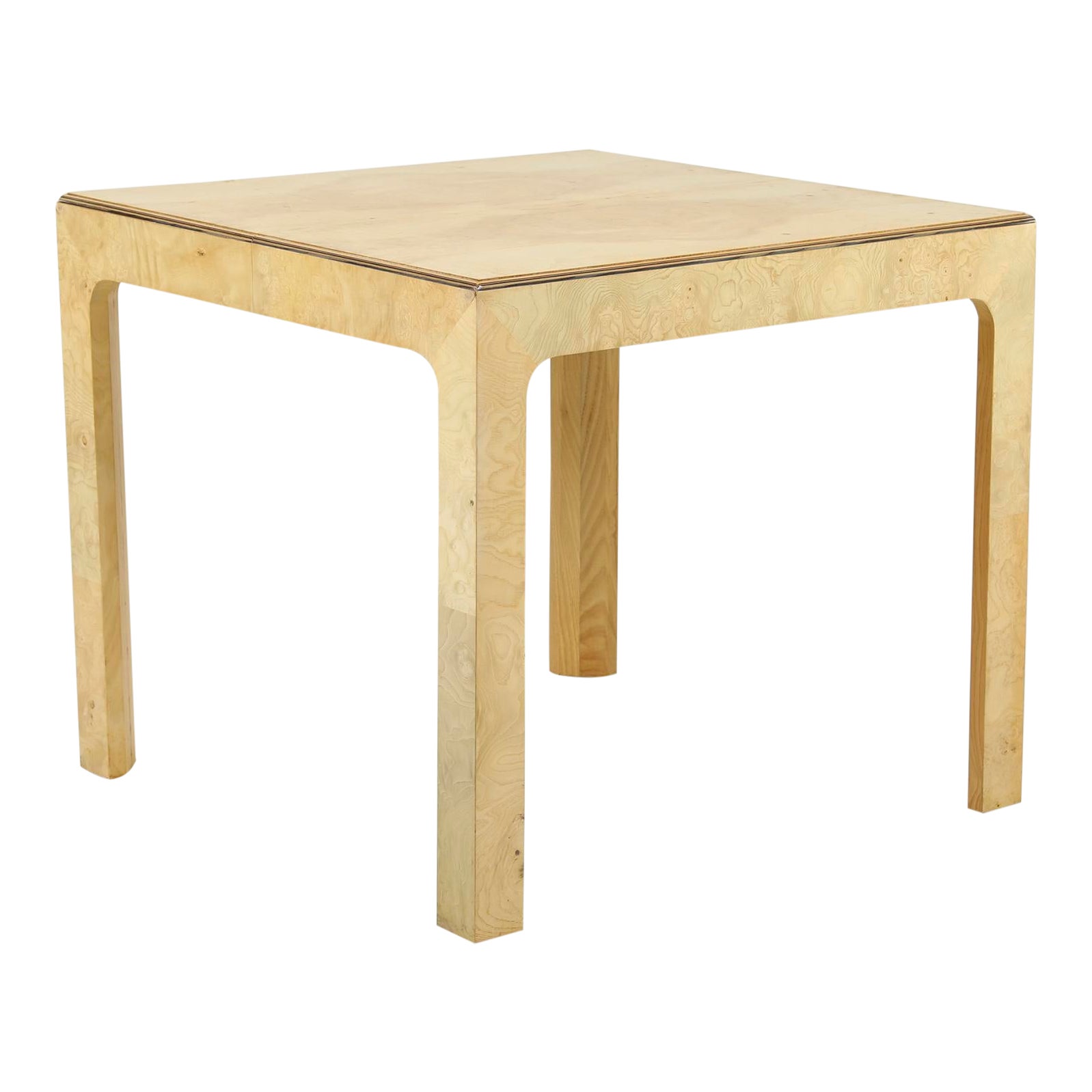 1970s Vintage Henredon Burled Olive Wood Dining Table Chairish