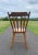 Late 19th Century 19th Century Antique Arrow Back Windsor Wood Accent Dining Side Chair For Sale - Image 5 of 13
