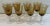 Beautiful vintage brown blown glass wine goblets!