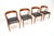 Mid-Century Modern Vintage Danish Teak Dining Chairs from Johannes Andersen, 1960s, Set of 8 For Sale - Image 3 of 12
