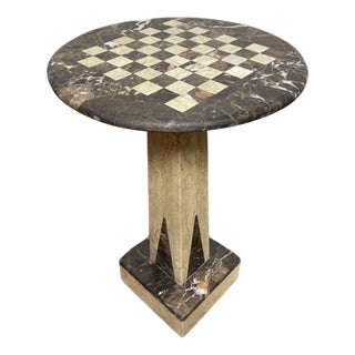 Chess Table in Marble For Sale
