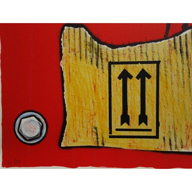 Peter Klasen, Restricted Area, 20th Century, Lithograph For Sale - Image 4 of 6
