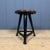 Black Stool with Dark Wooden Seat from Rowac, 1940s For Sale - Image 14 of 14