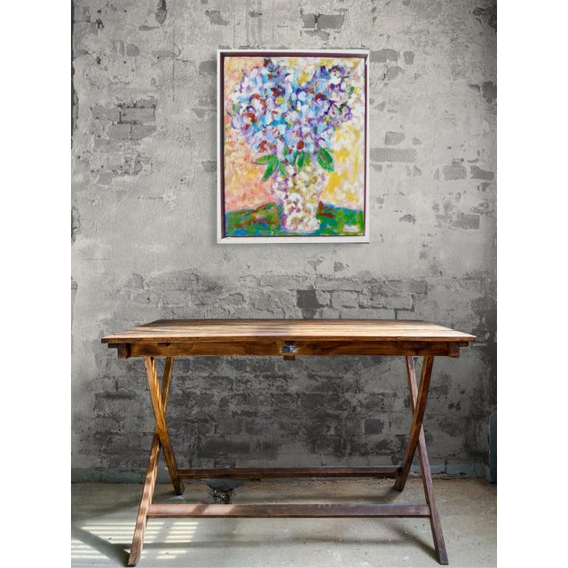 Lilacs From the Garden in a Vase For Sale In Los Angeles - Image 6 of 6