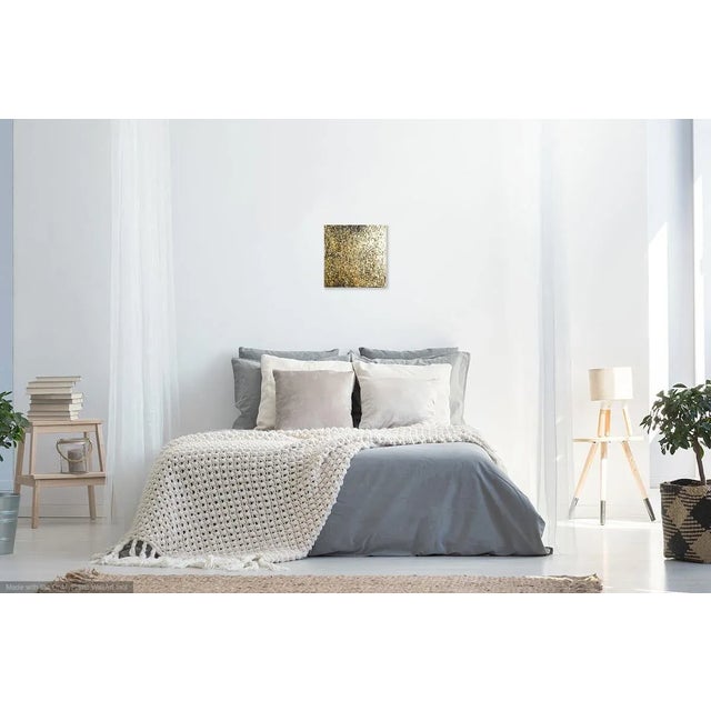 Gold Leaf Contemporary Painting "Gold" by Martha Holden For Sale - Image 4 of 6