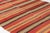 Vintage Red Striped Kilim Rug For Sale - Image 4 of 10