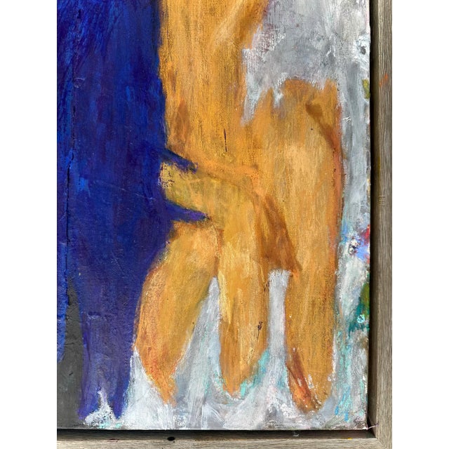 Large Framed Modern Abstract Painting For Sale - Image 6 of 11