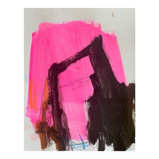Sarah Trundle, Contemporary Abstract Painting on Paper, "Just So' For Sale