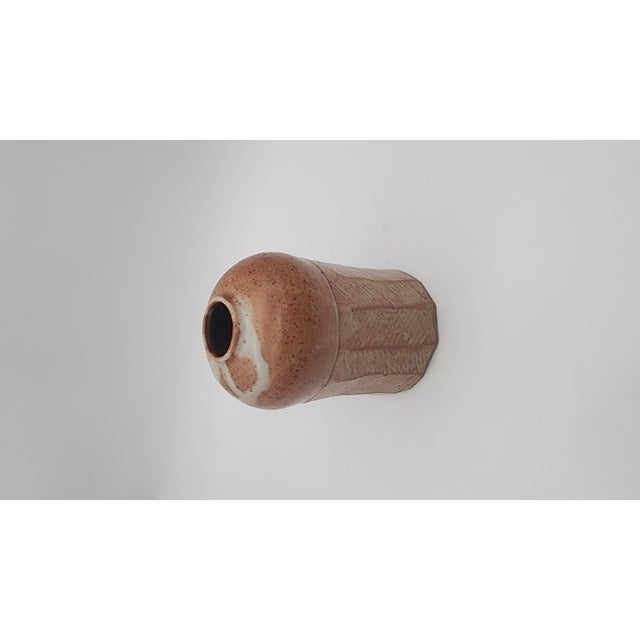 Mid 20th Century Studio Pottery Chevron Pattern Pot For Sale In Philadelphia - Image 6 of 14