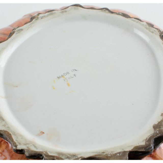 1960s Este Ceramic Large Majolica Onion Tureen Covered Dish Centerpiece For Sale - Image 15 of 18
